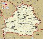 Belarus Area Map